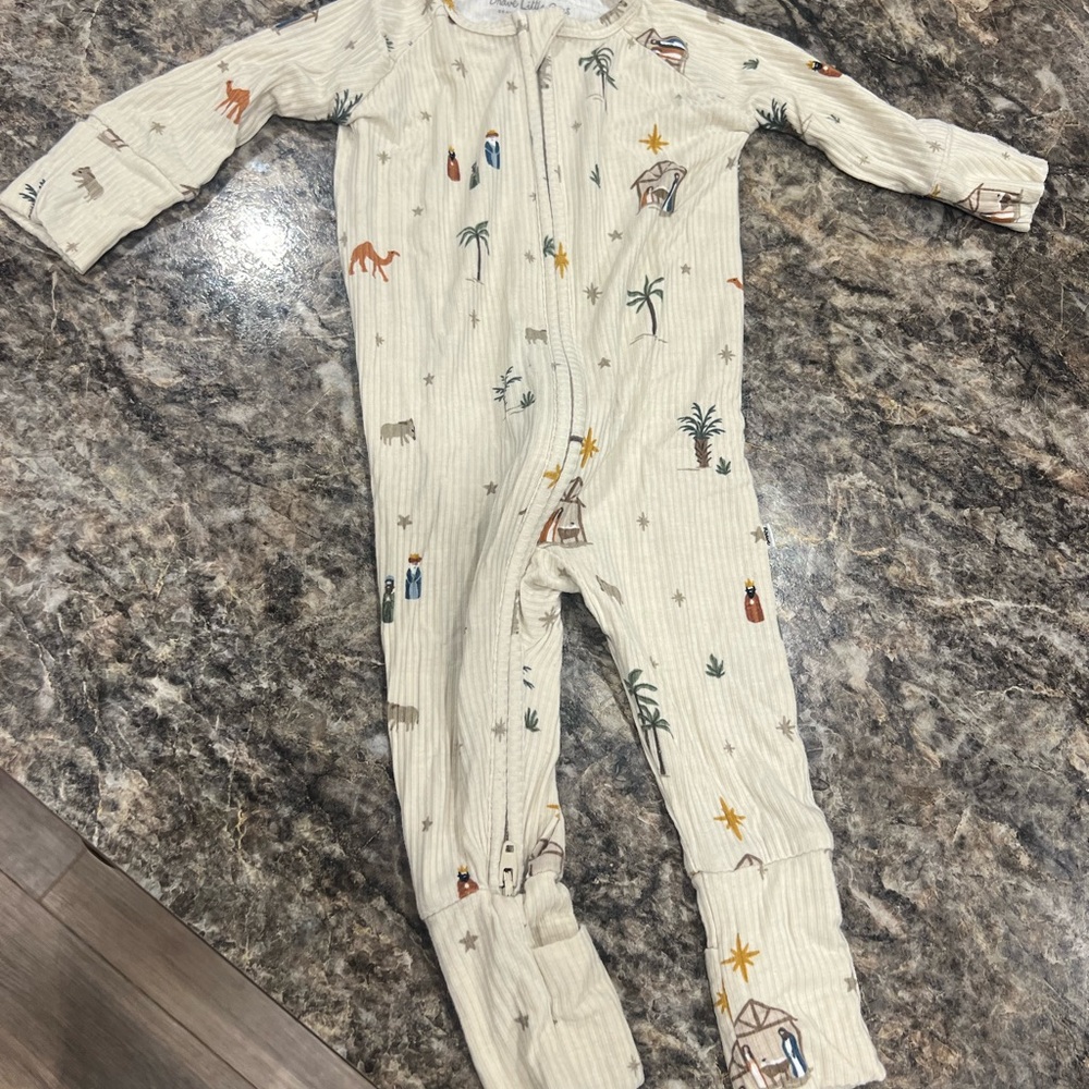 Brave little ones nativity romper